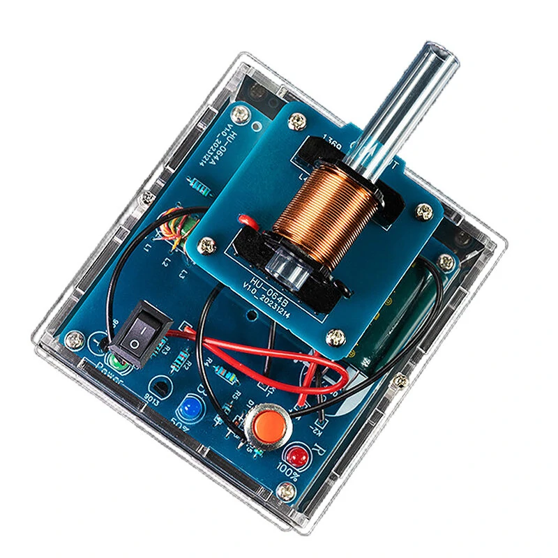Electromagnetic DIY Electronic Kit Long-range Projectile High-voltage Coil Booster Circuit Board Production Welding Electronic Science Experiment — view 4