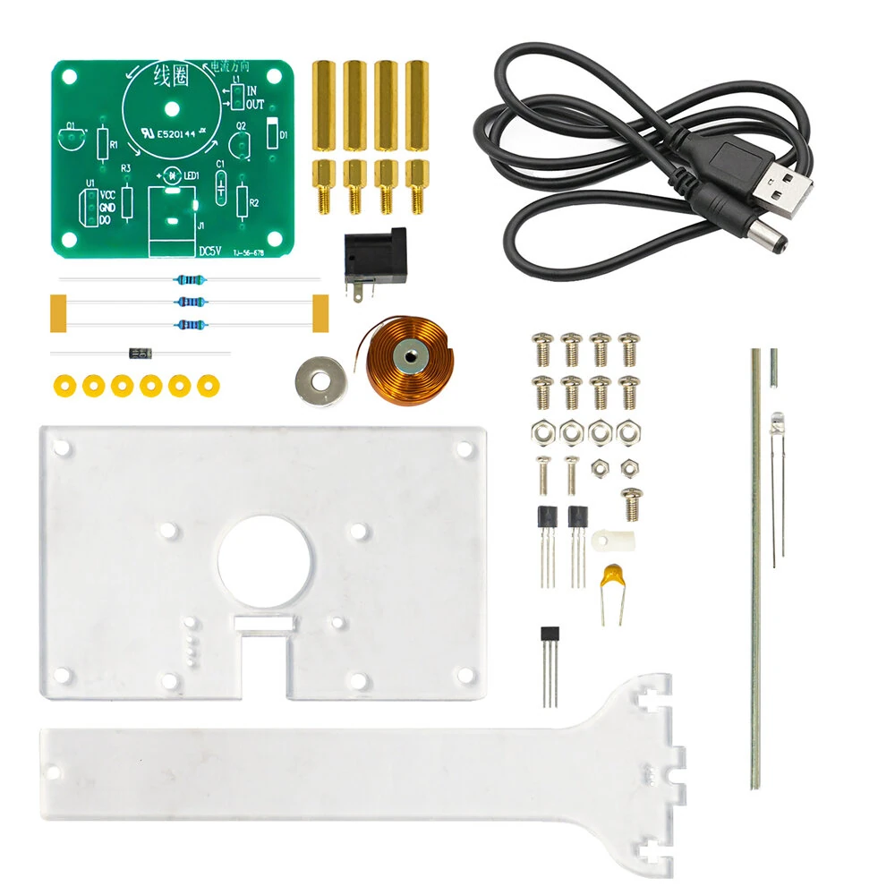 Electromagnetic Swing DIY Kit TJ-56-678 Hall Effect Sensor DC 5V Educational Science Experiment Electromagnetism Assembly Model Perfect for STEM Projects — view 7