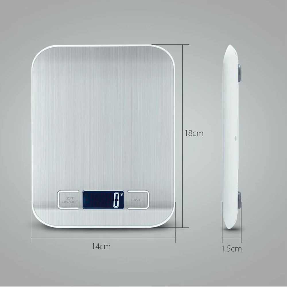 Electronic LCD Digital Kitchen Scale 5000g/1g Multi-function HD Backlit — view 6