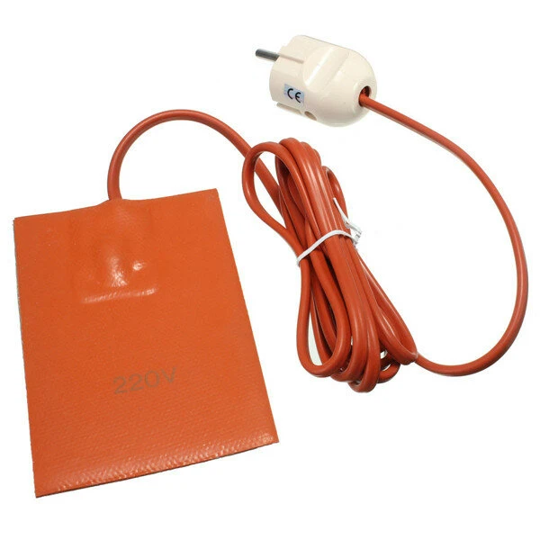 Engine Oil Pan Sump Tank Heater 220~240V 250W Protection Reduce Wear EUR Plug — Engine
