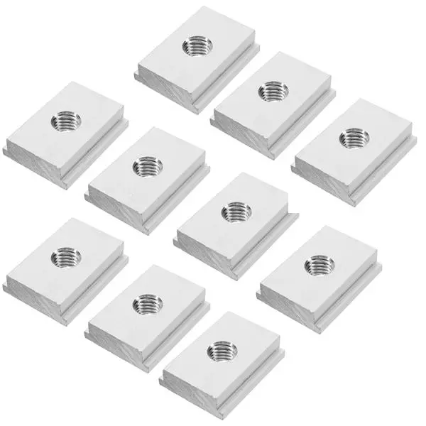 ENJOYWOOD 10pcs M8 T-Track Sliding Nut T Slot Nut For Woodworking Tool Slot Fastener — view 2