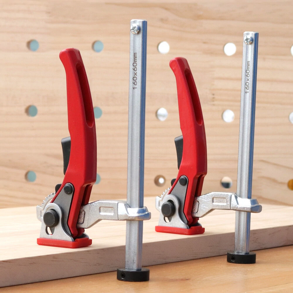 ENJOYWOOD 19mm/20mm MFT Table Workbench Quick Ratchet Bench Dog Hold Down Clamp Clip for Workbench Fixing — ENJOYWOOD