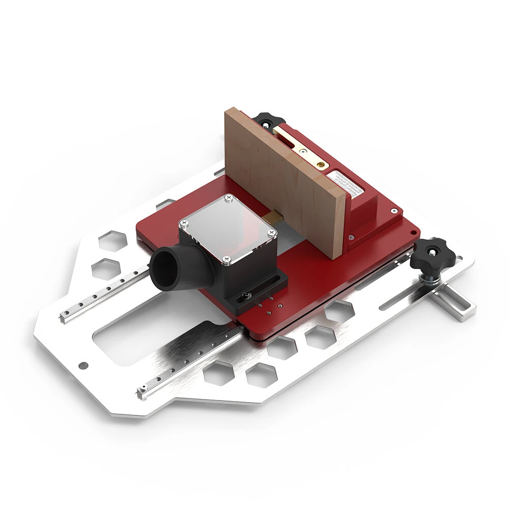 ENJOYWOOD Box Joint Jig for Router Table Zero Gap & Dust Cover 3 Anti-Slip Sliders for Repeatable Precision — ENJOYWOOD