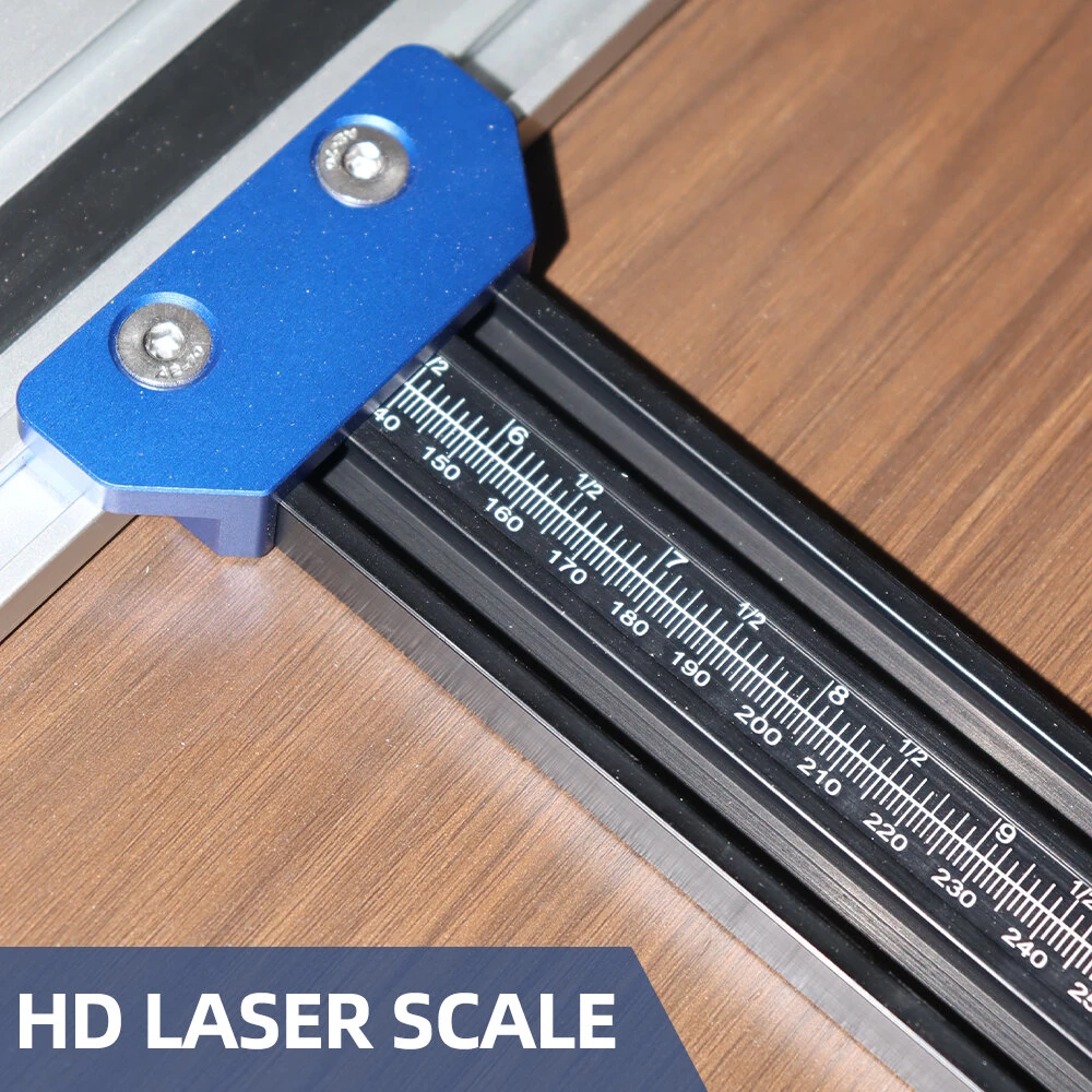 ENJOYWOOD Parallel Guide for Track Saw Micro Level Fine Tuning Zero Calibration Repeatable Cuts Quick Detach for Makita/Festool/Milwaukee — view 5