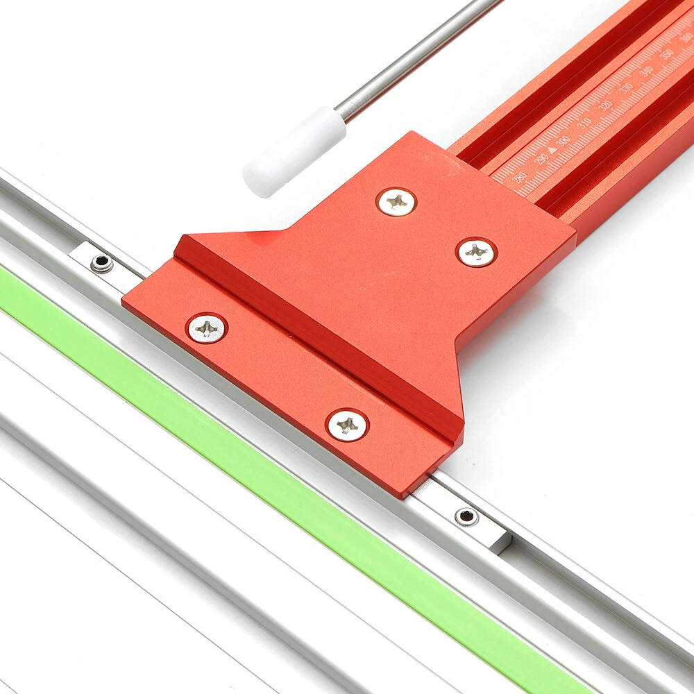 ENJOYWOOD Upgraded Aluminum Alloy Parallel Guide System for Repeatable Cuts for Track Saw Rail Fit for Makita and Festool Woodworking Tools Hook Upgrade — view 3