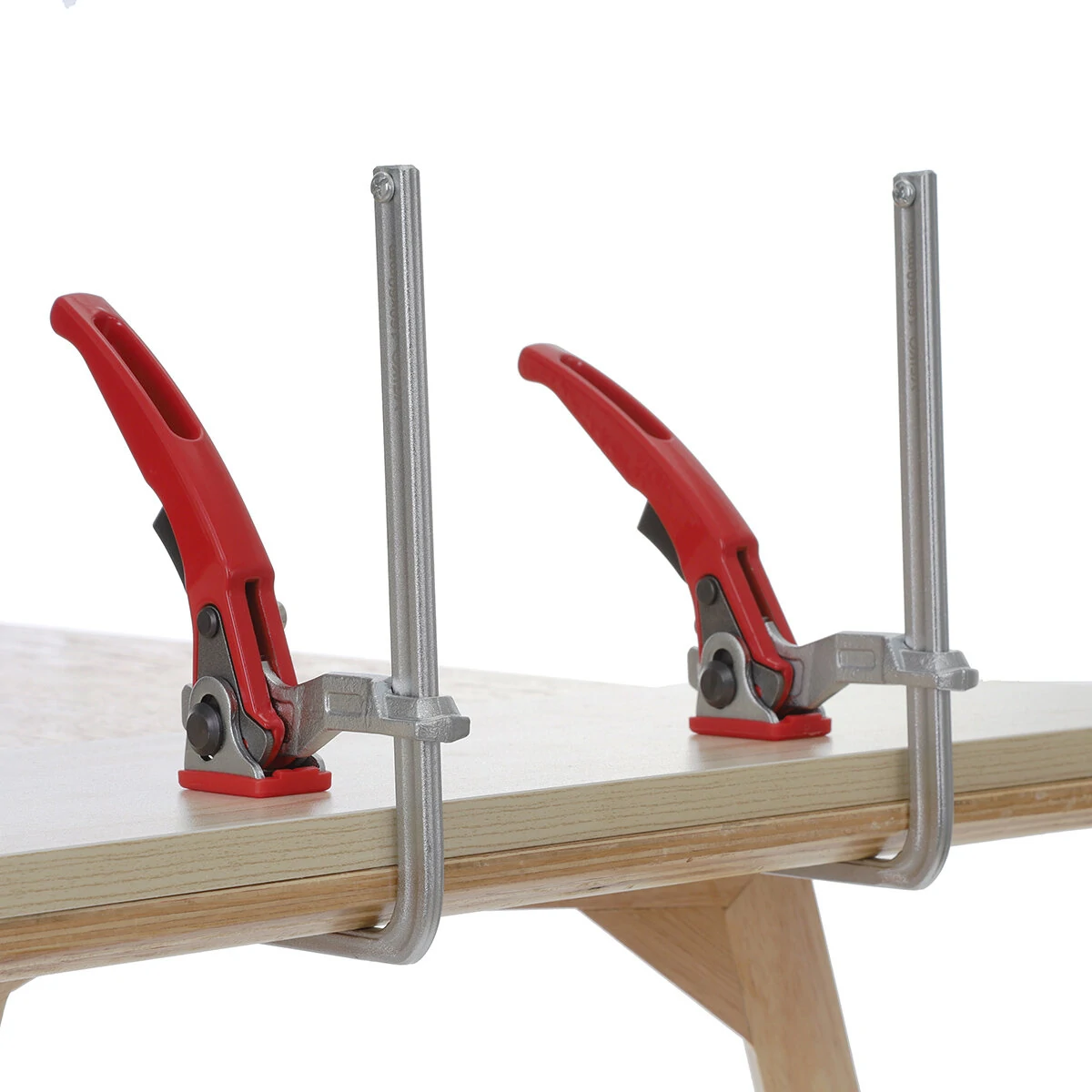 ENJOYWOOD VEIKO Series 2PCS/4PCS Alloy Steel Upgrade Quick Ratchet Track Saw Guide Rail Clamp MFT Clamp for MFT Table and Guide Rail System Woodworking Clamp — view 5