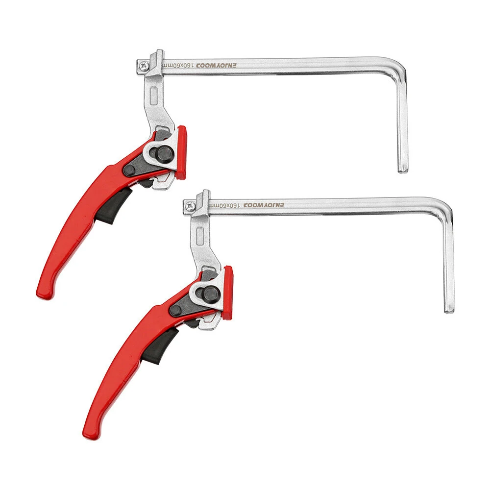 ENJOYWOOD VEIKO Series 2PCS/4PCS Alloy Steel Upgrade Quick Ratchet Track Saw Guide Rail Clamp MFT Clamp for MFT Table and Guide Rail System Woodworking Clamp — view 8