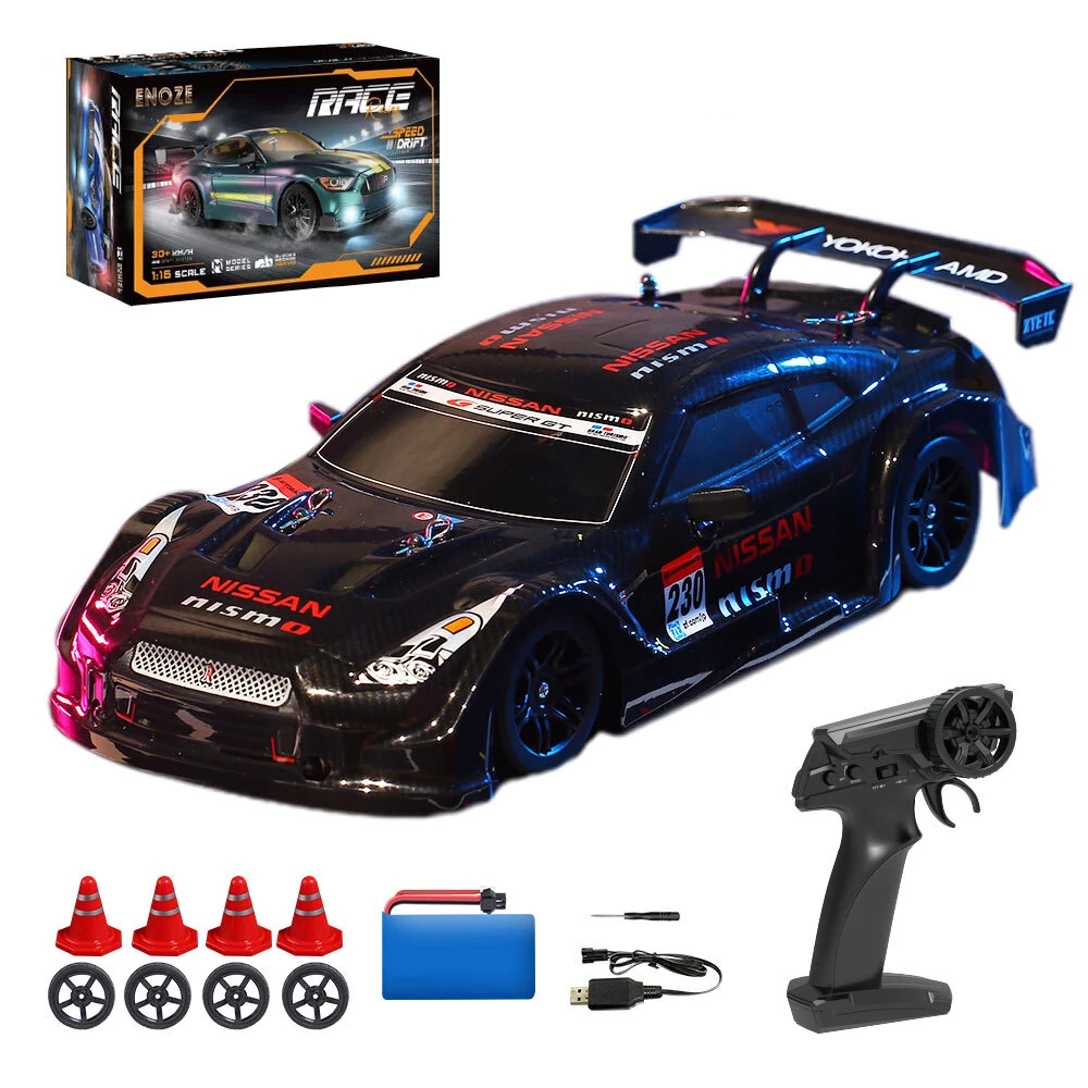 ENOZE 8100 8101 1/16 2.4G 4WD GTR/BRZ Full Proportional Drift RC Car RTR 30KM/H High-Speed Vehicle Models — view 3