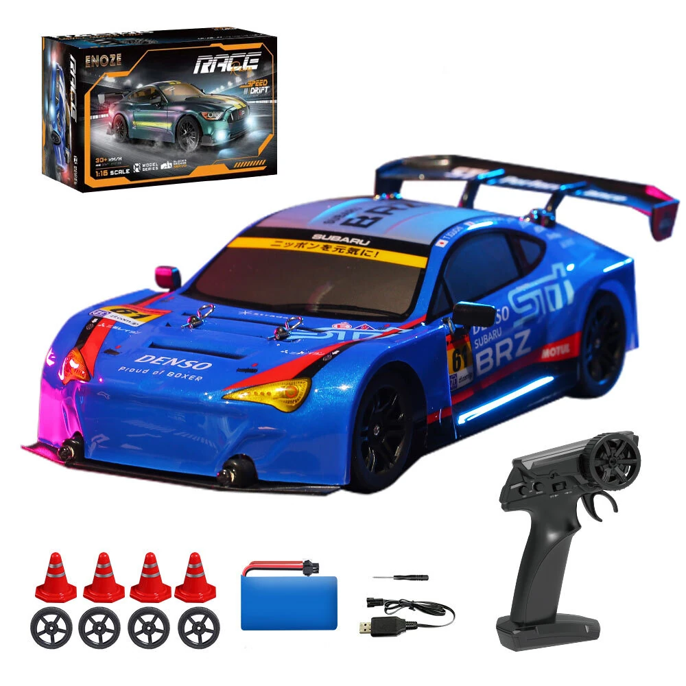ENOZE 8100 8101 1/16 2.4G 4WD GTR/BRZ Full Proportional Drift RC Car RTR 30KM/H High-Speed Vehicle Models — view 4