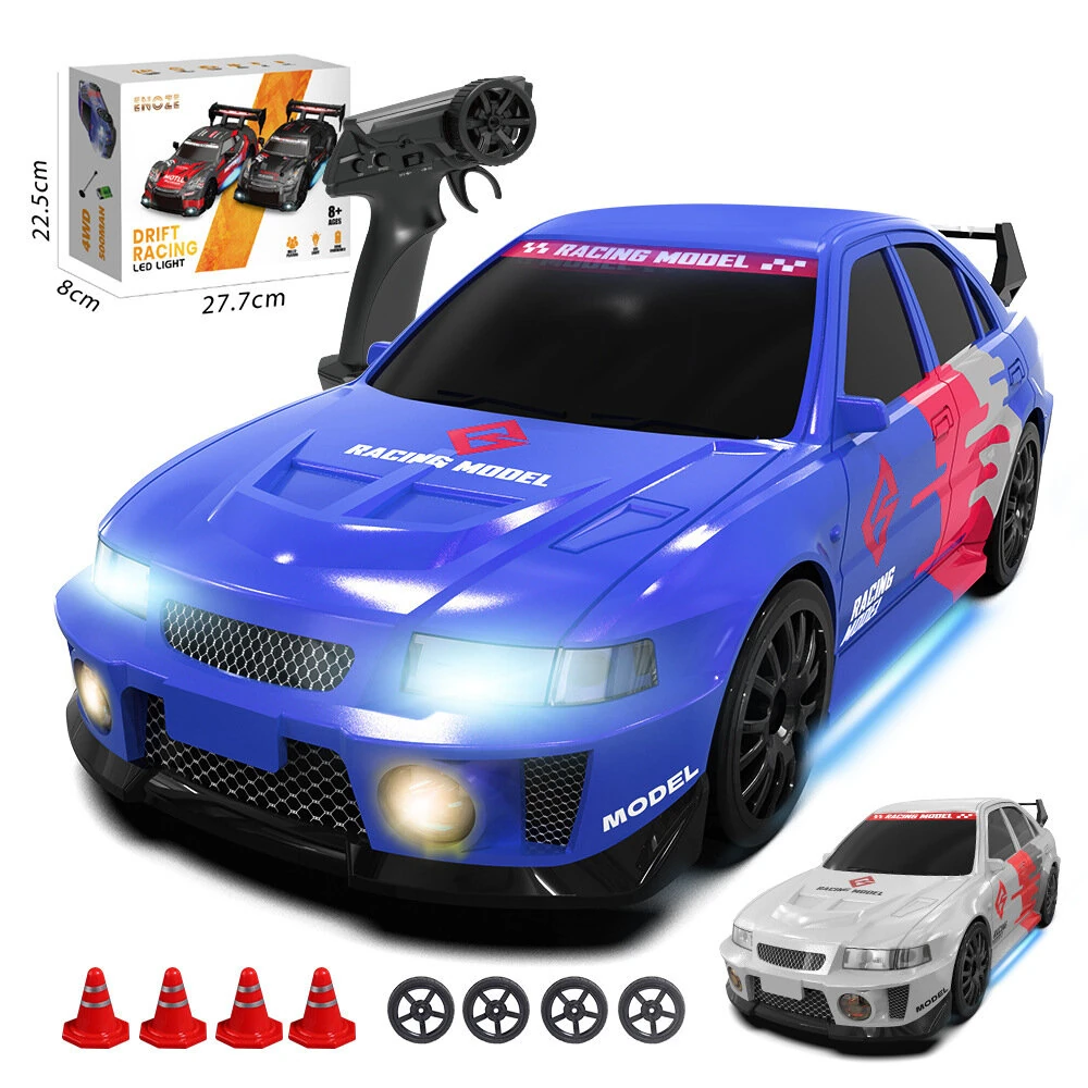 ENOZE 8608 8609 RTR 1/24 2.4G 4WD RX7 Drift RC Car High-Speed Remote Control Mini Race LED Light On-Road Racing Vehicle Model Boys Gifts Toys — view 4
