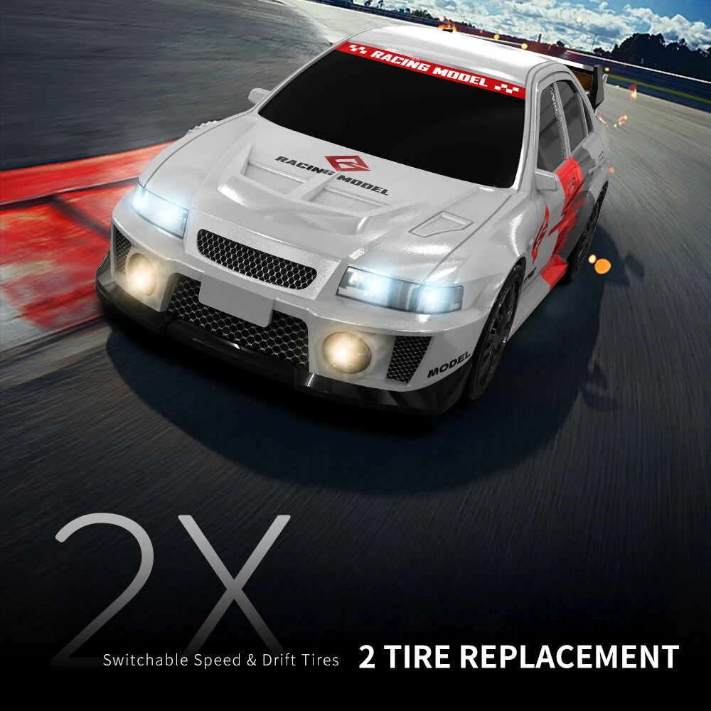 ENOZE 8608 8609 RTR 1/24 2.4G 4WD RX7 Drift RC Car High-Speed Remote Control Mini Race LED Light On-Road Racing Vehicle Model Boys Gifts Toys — view 8