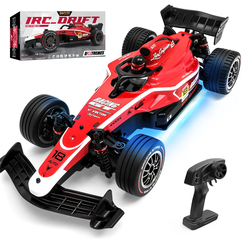 ENOZE 9009E RTR 1/14 2.4G 4WD F1 Drift RC Car High Speed Formula On-Road Racing LED Light Full Proportional Control Metal Drive Shaft Vehicles Models Toys — view 2