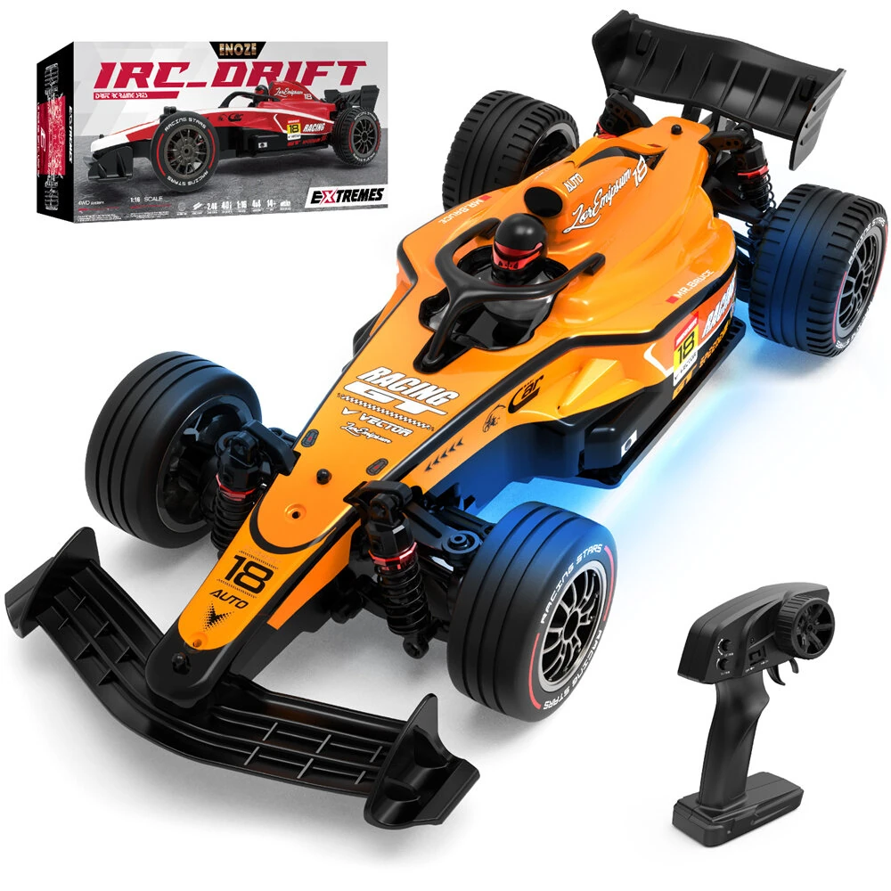 ENOZE 9009E RTR 1/14 2.4G 4WD F1 Drift RC Car High Speed Formula On-Road Racing LED Light Full Proportional Control Metal Drive Shaft Vehicles Models Toys — view 3