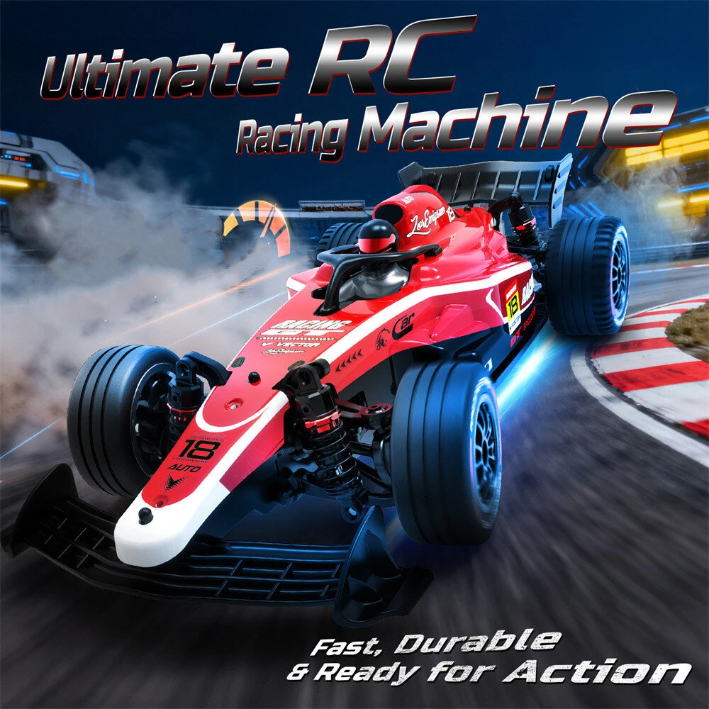 ENOZE 9009E RTR 1/14 2.4G 4WD F1 Drift RC Car High Speed Formula On-Road Racing LED Light Full Proportional Control Metal Drive Shaft Vehicles Models Toys — view 5