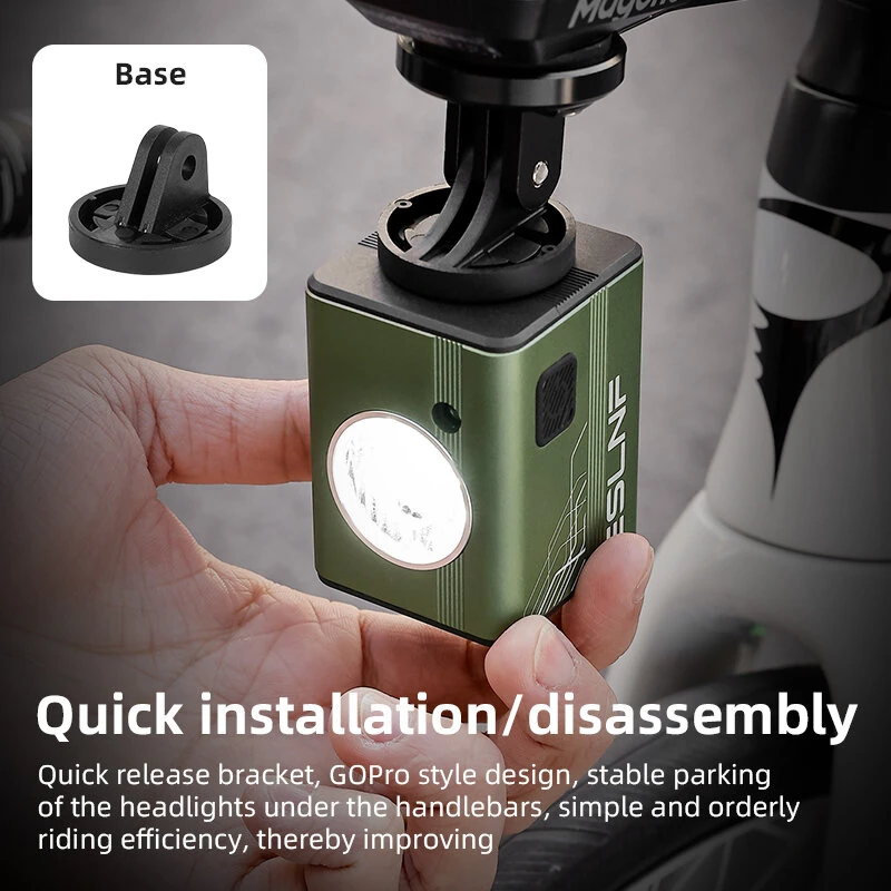ESLNF 2500LM Smart Light Sensing Bicycle Headlight Type-C Charging Aluminum Alloy Bike Front Light for MTB Road Bike Night Riding Safety — view 6