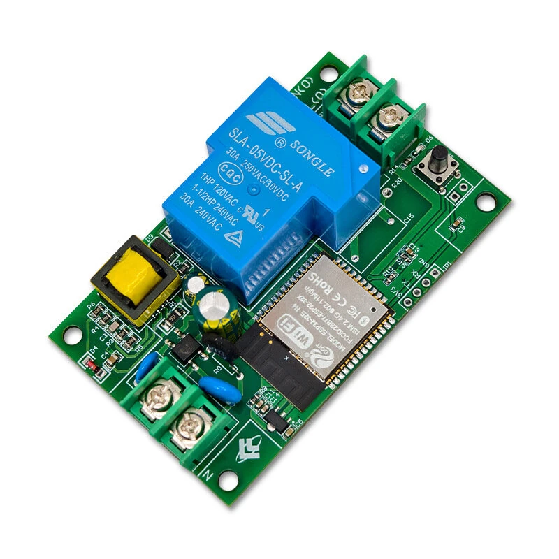 ESP32 1 Channel AC220V Power Supply 30A WiFi bluetooth Relay Module Development Board — view 3