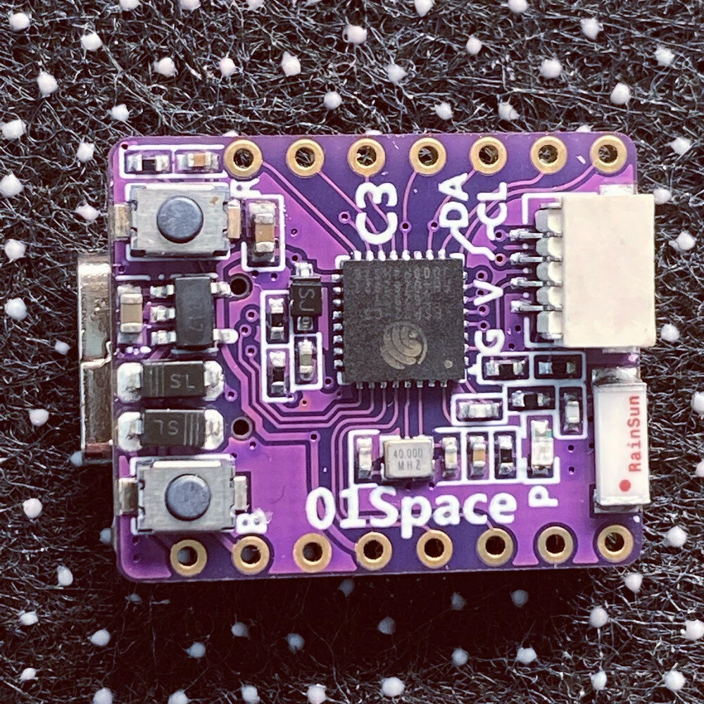 ESP32 C3 0.42 inch LCD Development Board RISC-V WiFi Bluetooth Arduino/Micropython — view 4