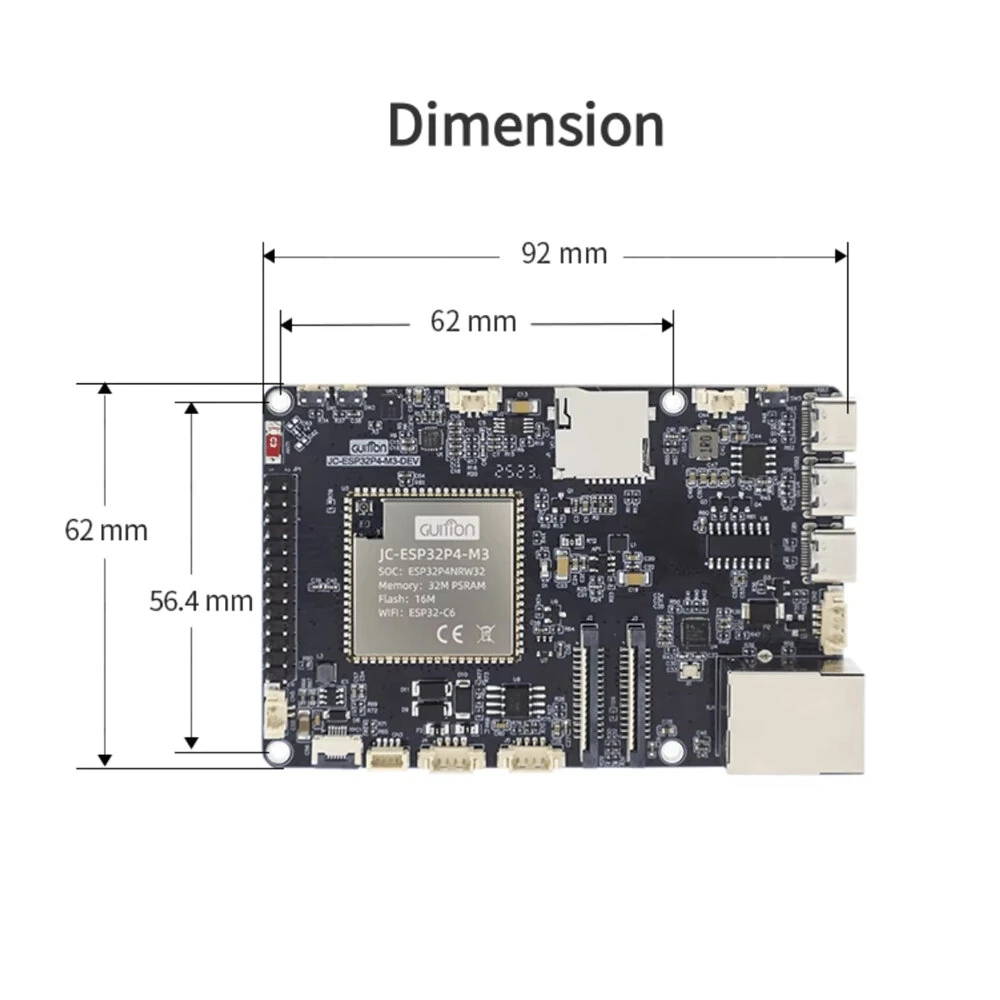 ESP32P4 Module ESP32-P4 ESP32-C6 Dual-Core RISC-V Processor Development Board High Speed Connectivity IoT Solution — view 8