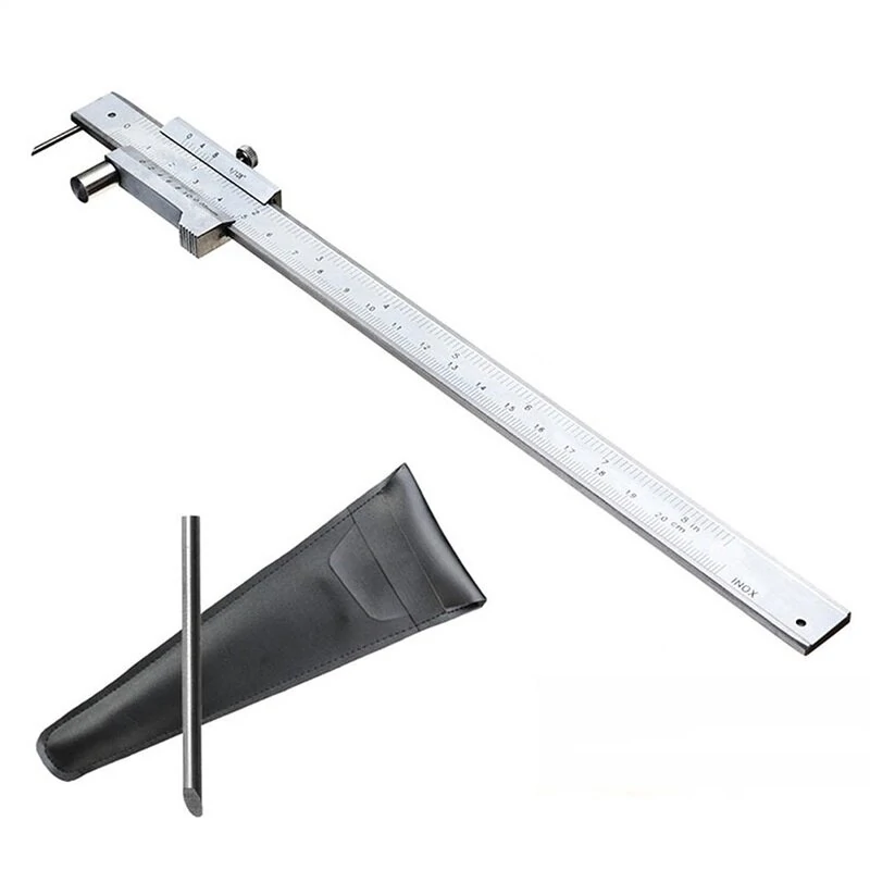 ETOPOO 0-200mm Stainless Steel Parallel Marking Vernier Caliper Marking Gauge with Carbide Scriber Marking Gauge Tool — view 2