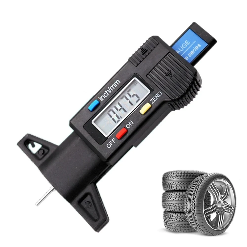ETOPOO Digital Car Tyre Tire Tread Depth Gauge Meter Auto Tire Wear Detection Measuring Tool Caliper Thickness Gauges Monitoring System — ETOPOO