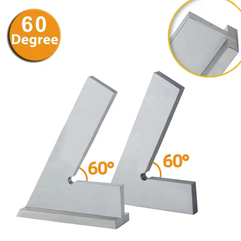 ETOPOO Machinist Carpenter Engineer 60 Degree Angle Ruler Measuring Ruler Corner Ruler With Seat Woodworking Tool — view 3