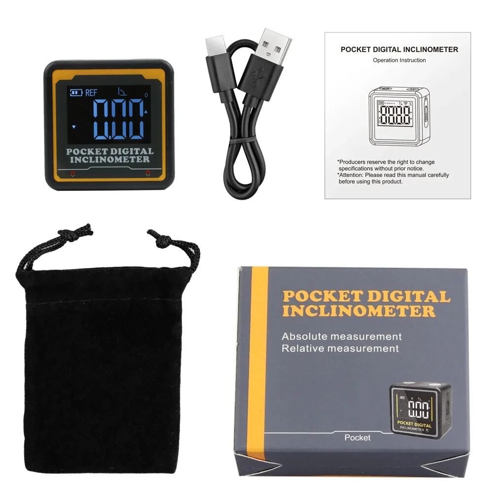 ETOPOO Mini Pocket Inclinometer with Bluetooth Digital Display Angle Measuring Slope Meter - Ideal for Surveying  Construction and Engineering Projects — view 8