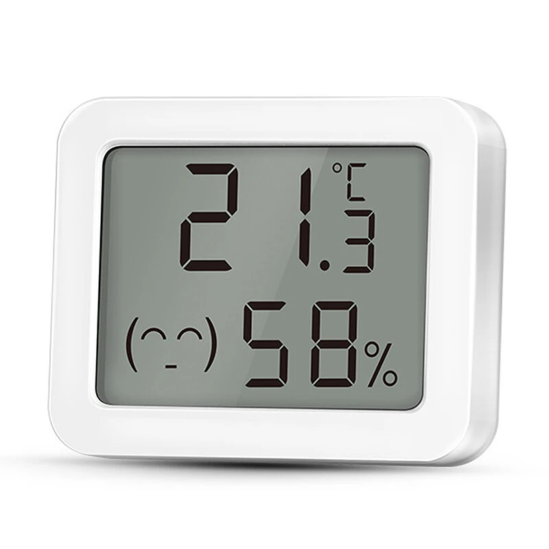 Ewelink Smart Zigbe Temperature Humidity Sensor LCD Display Thermometer Hygrometer APP Remote Control Real-time Monitoring Work with Alexa Google Home — view 2