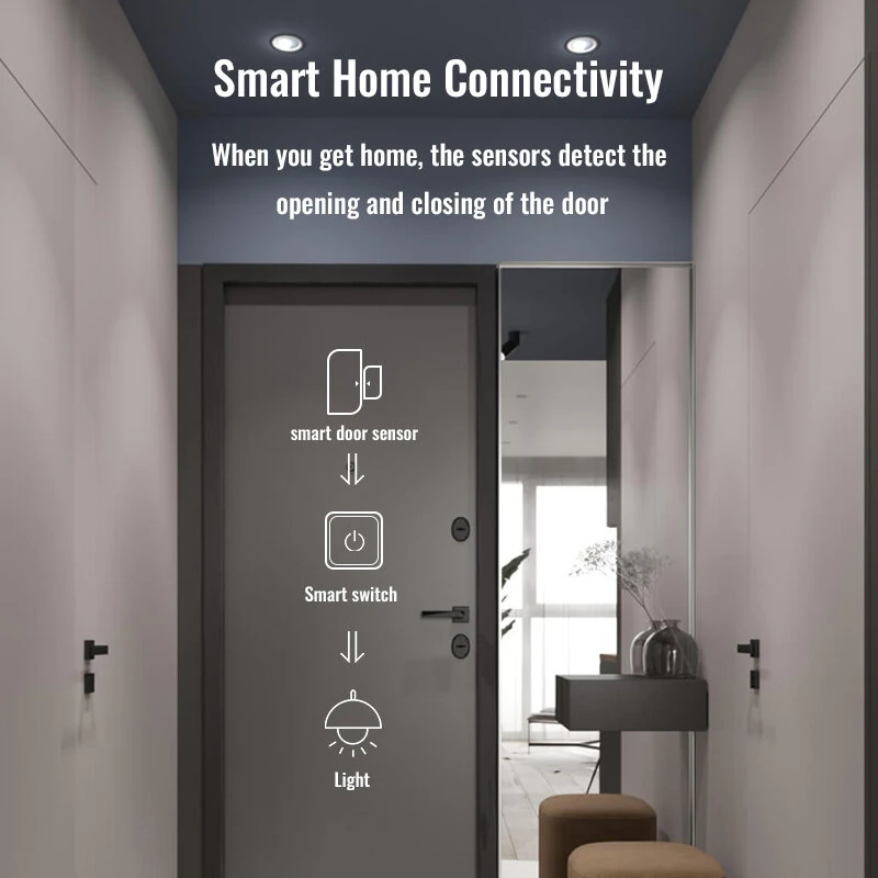 EWELINK WiFi bluetooth Smart Switch 1/2/3 Gang Touch Access Panel Switch Voice Control with Alexa Google Assistant eWeLink APP — view 5