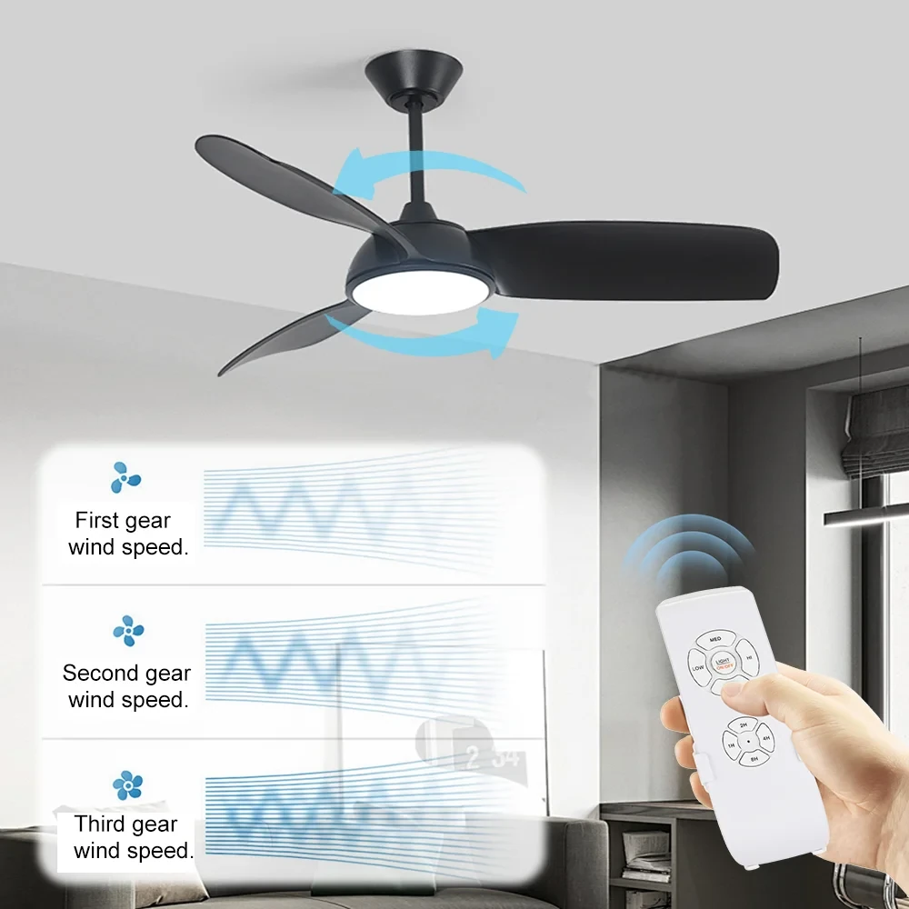 EWelink WiFi Ceiling Fan Lamp Remote Control AC110/220V Timing Control APP Remote Control Switch Adjusted Wind Speed Transmitter For Alice yandex — view 3