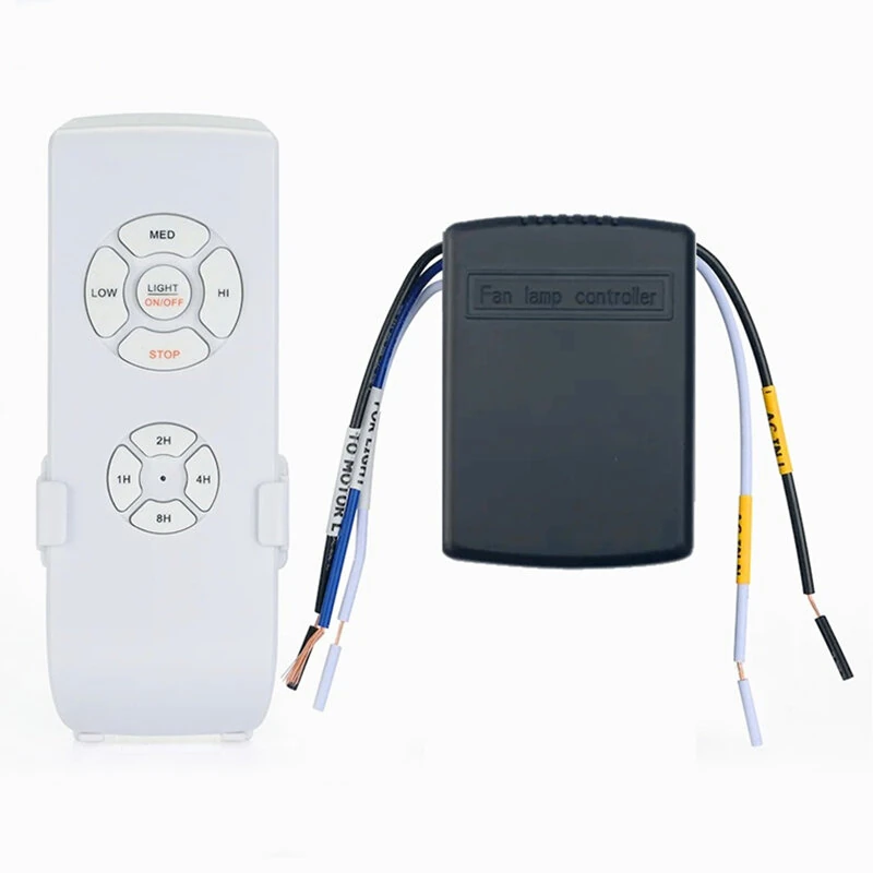 EWelink WiFi Ceiling Fan Lamp Remote Control AC110V 220V Timing Control Switch Adjusted Wind Speed Transmitter with Alexa Google Assistant Yandex Alices