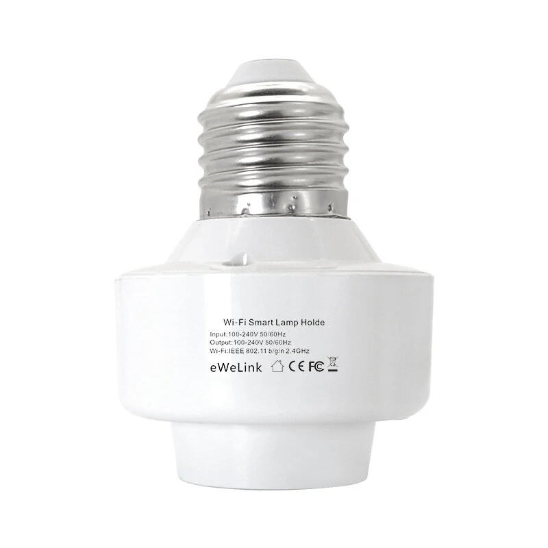 Ewelink WiFi E27 Lamp Holder Base APP Remote Control Smart Home Light Bulbs Adapter Via Alexa Google Home Voice Control — view 4