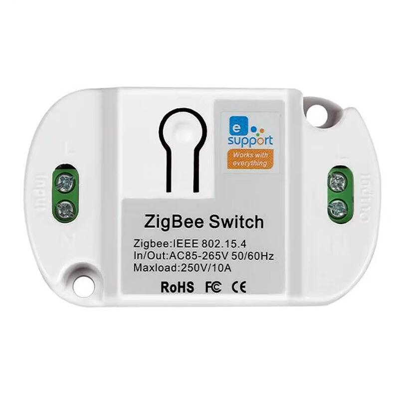 EWelink Wireless Zigbe Smart Switch 10A Support Alexa Smartthings Voice & App Remote Control Switch Smart Breaker Module — view 2
