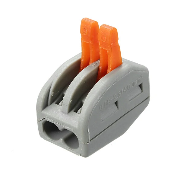 Excellway® ET25 2/3/5 Pins Spring Terminal Block 5Pcs Electric Cable Wire Connector — view 7