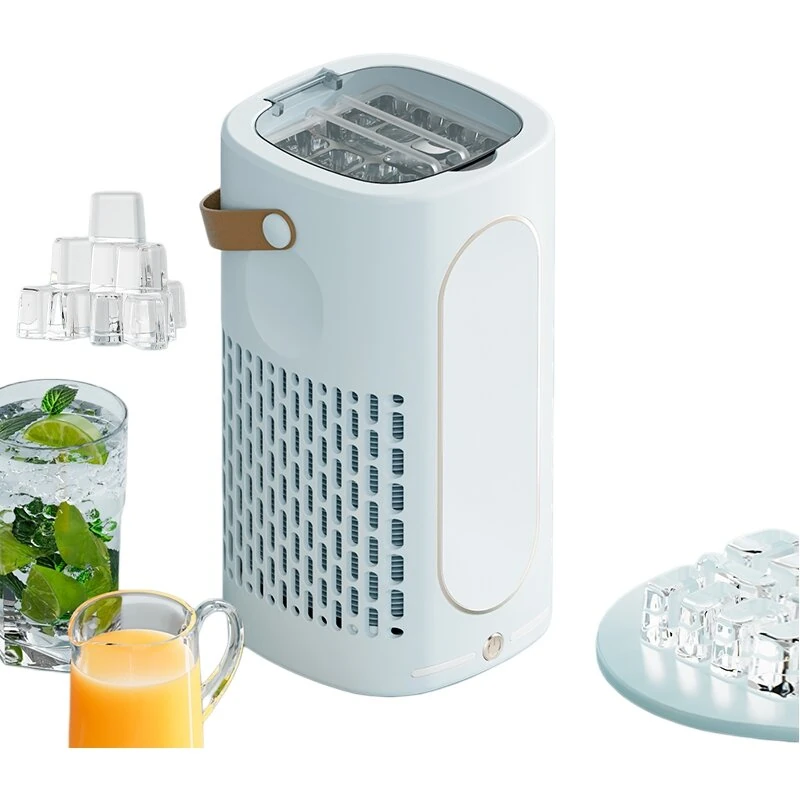 EXPED SMART Portable Mini Countertop Ice Maker Machine Quick 10 Solid Ice Cubes in 20 Mins Quiet & Compact for Home Office Camping Car Use — image 1