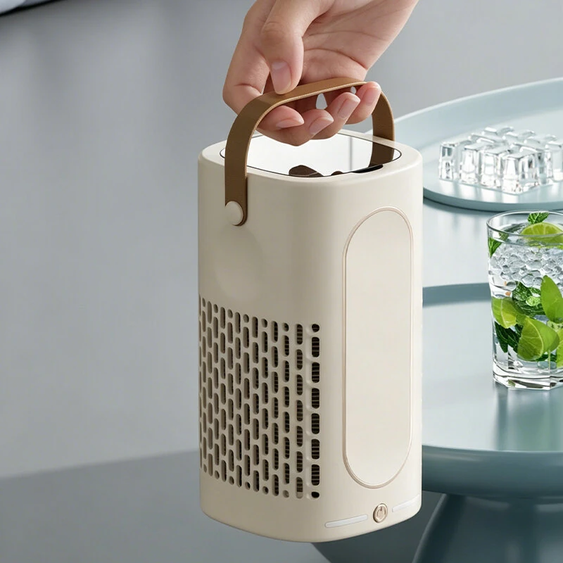 EXPED SMART Portable Mini Countertop Ice Maker Machine Quick 10 Solid Ice Cubes in 20 Mins Quiet & Compact for Home Office Camping Car Use — view 7