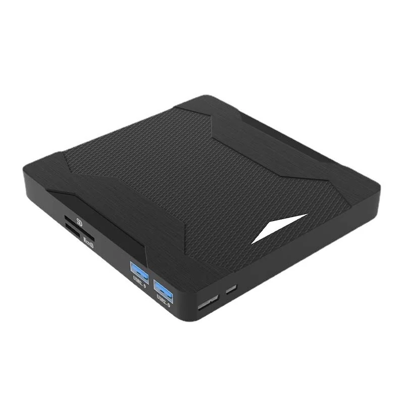 External DVD Burner USB3.0 Type C Multi-function Recorder 4-in-1 CD player Driver TF/SD Interface for PC Notebook — view 3