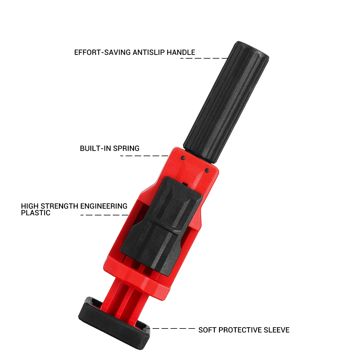 F-type Quick Release Clamp Attachment Integrated Spring Mechanism High-quality Steel Soft Sleeves Ergonomic Handle Universal Compatibility — view 8