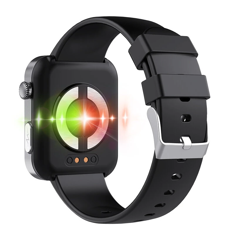 F300 2.1-inch HD Screen ECG Non-invasive Blood Glucose Testing Blood Component Analysis bluetooth Call Heart Rate Blood Pressure Blood Oxygen Monitor Sleep Monitoring SOS Function Multi-sport Modes IP67 Waterproof Smart Watch — view 9