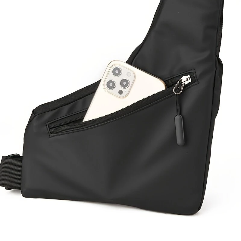 Fashion Anti-Theft Men's Chest Bag Casual Outdoor Sports Waterproof Cycling Triangle Sling Bag with Multiple Compartments — view 5