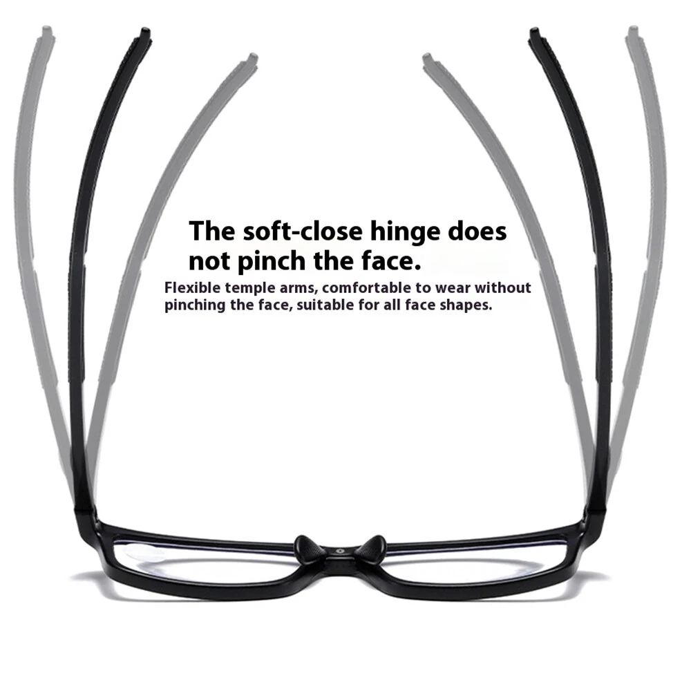 Fashion Casual HD Reading EyeGlasses for Men Women Blue Light Blocking Computer Presbyopia Glasses Hyperopia Optical Eyewear Glasses — view 2