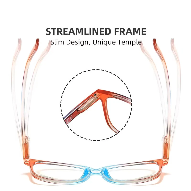 Fashion Photochromic Reading Glasses Anti-Blue Light HD UV Protection Lightweight Presbyopia Glasses — view 4