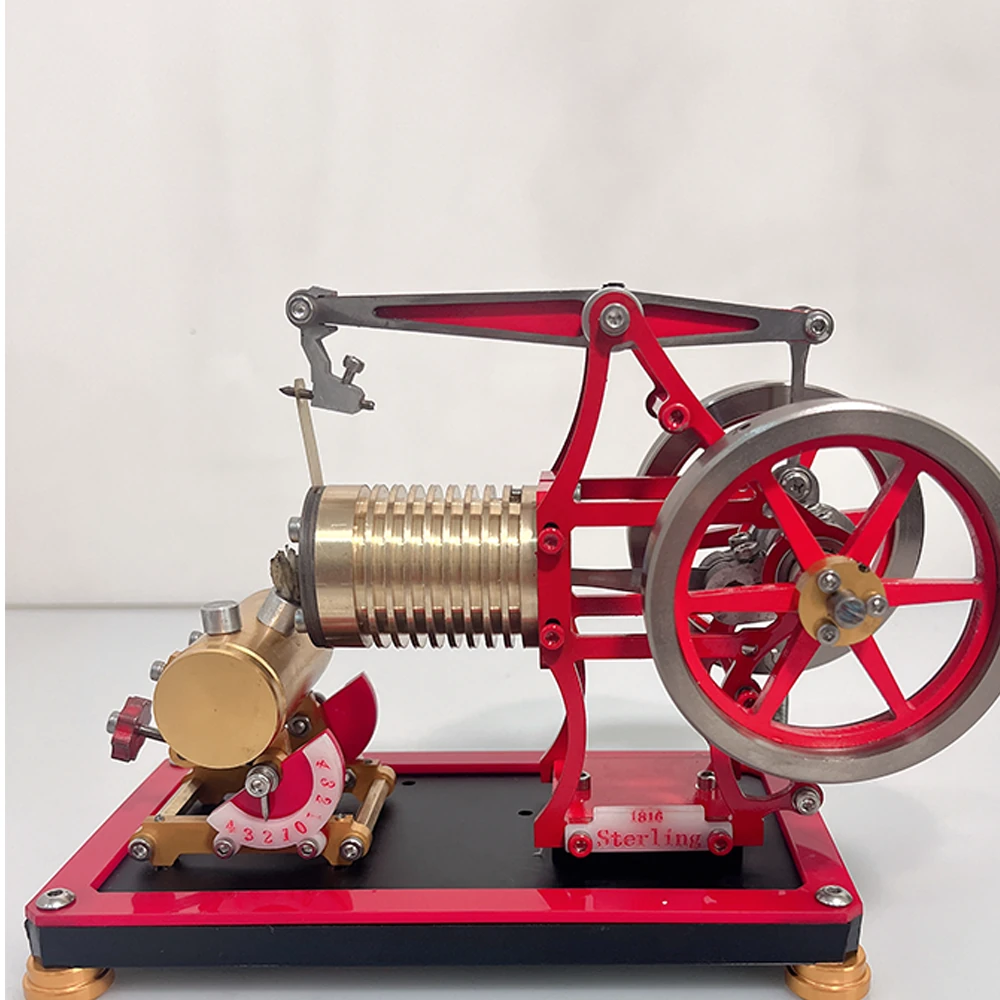 Fire-absorbing Stirling Vacuum Engine Model with 3 PCS Thin Copper Sheets Air Valve Educational Toys — view 3