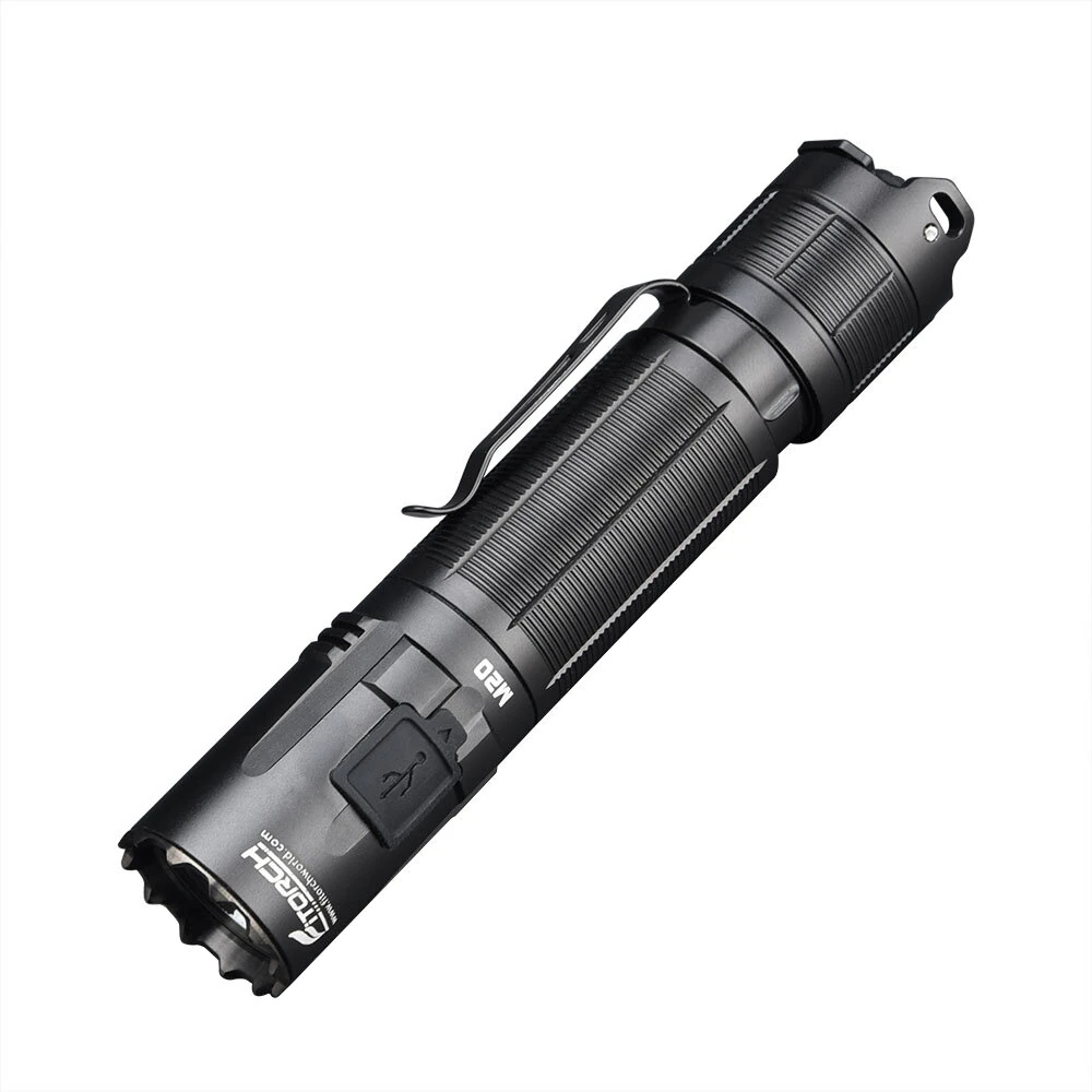 Fitorch M20 3000 Lumens 18650 2600mAh Type-C Rechargeable Battery High Output Compact Tactical Flashlight — Fitorch