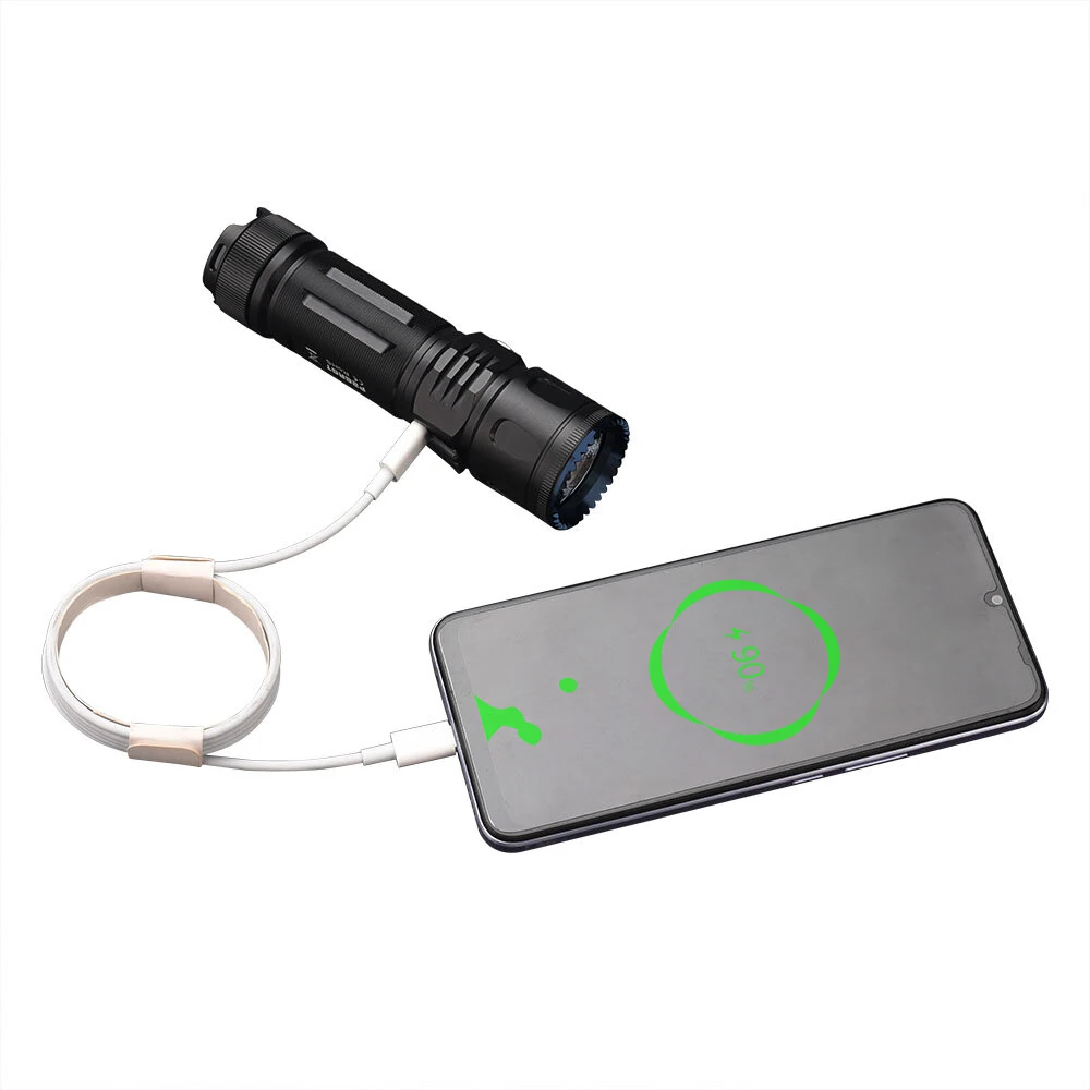Fitorch P26GT 5000LM Ultra Bright 26650 Powerful Flashlight Type-C Rechargeable Multifunctional Strong LED Torch IPX8 Waterproof for Camping Hiking Outdoor Adventures — view 5