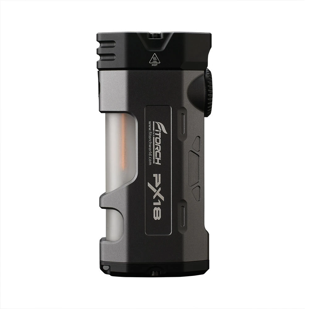 Fitorch PX18 3500 Lumens Magnetic Flashlight with RGB Modes Multi Light Source 5000mAh USB-C Rechargeable IP67 Waterproof for Outdoor — view 5