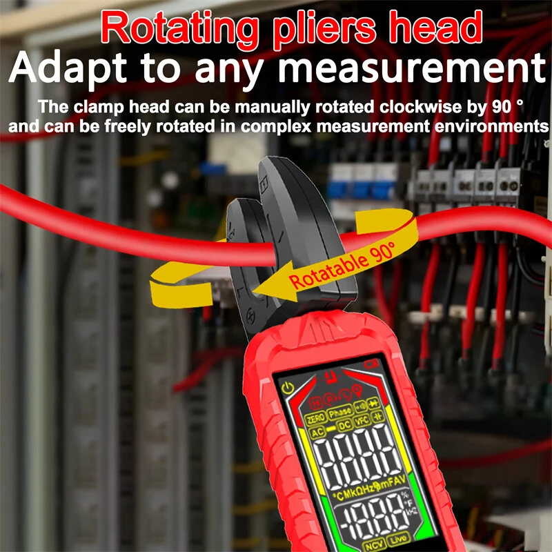 Flexible Clamp Multimeter ZL35A ZL35B 6000A Large Caliber CE Certified AC DC Voltage Current Tester Electrical Maintenance Tool — view 7