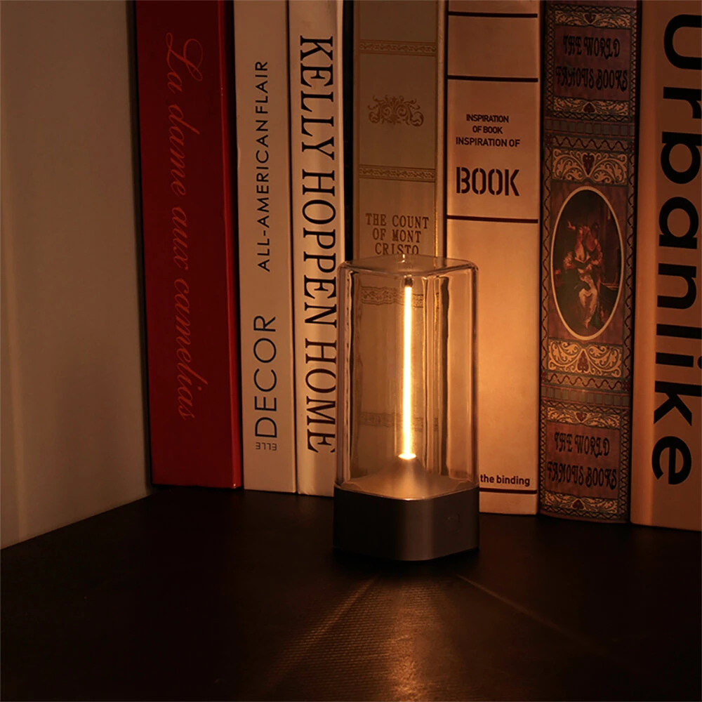 Flexible Filament Night Light with Magnetic Base Home Decor Rechargeable Magnetic Anti-Gravity Night Light Portable Quantum Floating Table LED Bedroom Home Night Light — view 7