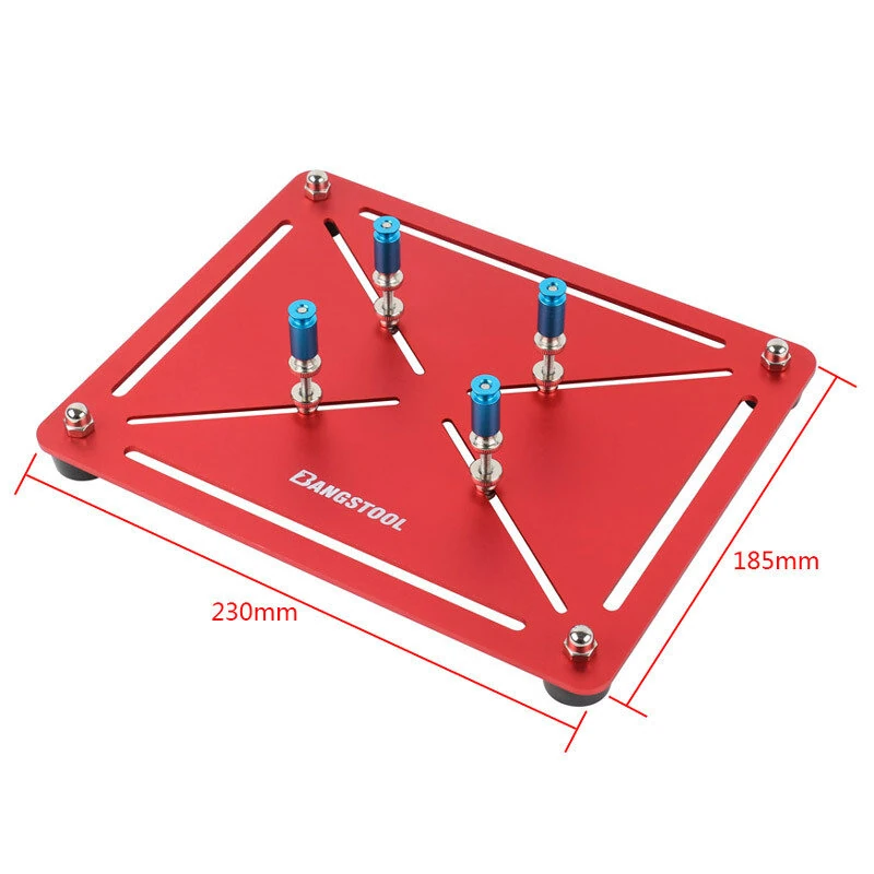 Flexible PCB Holder Soldering Tool Soldering Hand Set Heat Resistant Metal Arms Stainless Steel Base Adjustable Clamping Height 360° Rotatable Clips Multitask Assembly Repair Platform — view 7