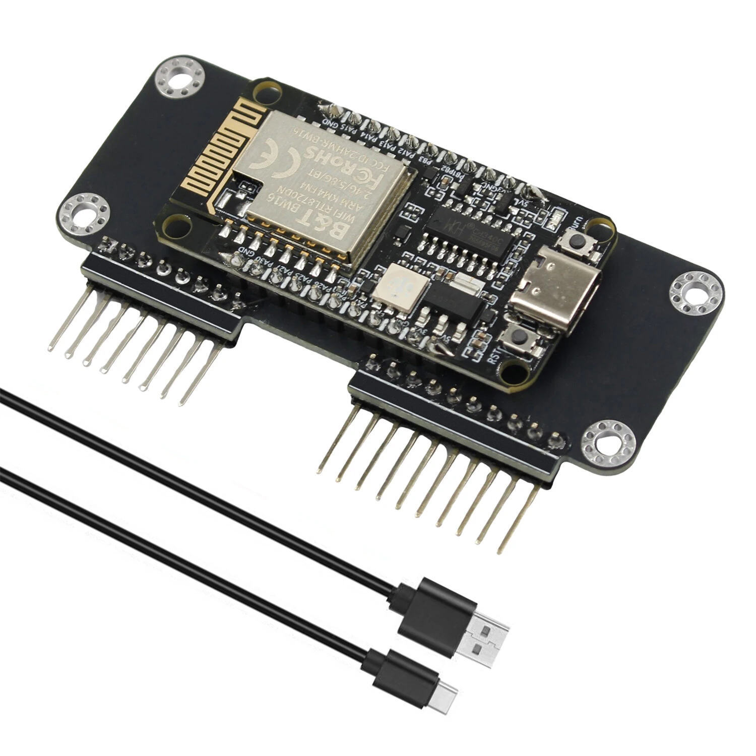 Flipper Zero BW16 5G WiFi Deauther Module Dual Band 2.4GHz/5GHz Pre-Flashed Firmware GPIO Expansion Board IoT Development Board ESP32 CC1101 NRF24 — view 2