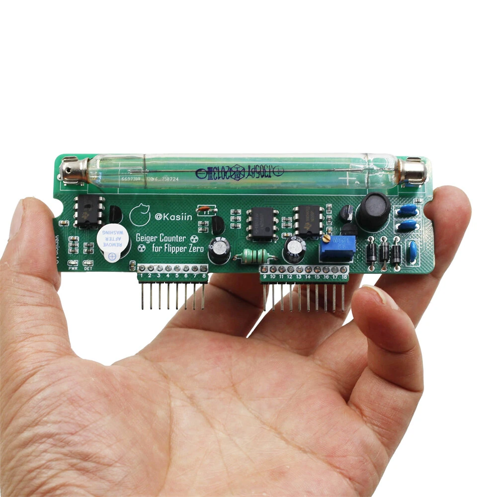 Flipper Zero Geiger Counter Module J305 Tube Radiation Tester Beta Gamma Testing Environmental Monitoring Random Number Generator — view 5